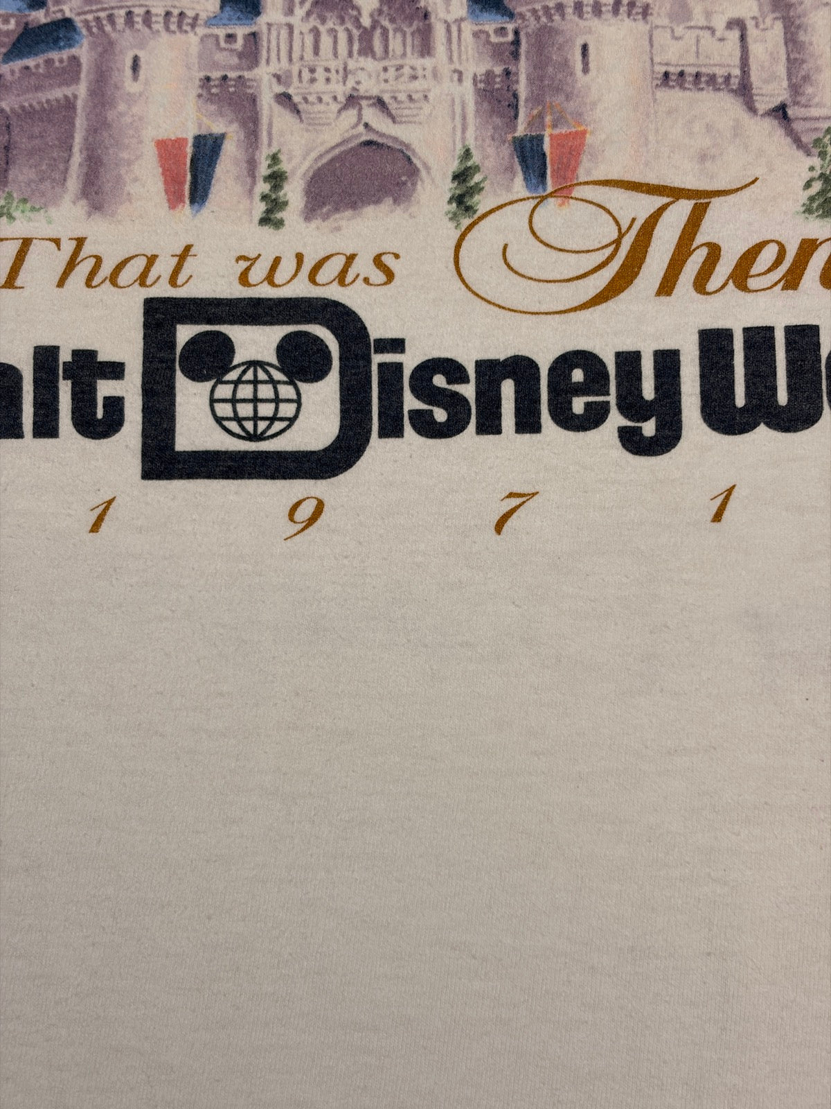 90's DISNEY「シンデレラ城」グラフィックTシャツ