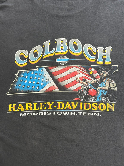 90's HARLEY-DAVIDSON「FATHEAD」ハーレーダビッドソンTシャツ