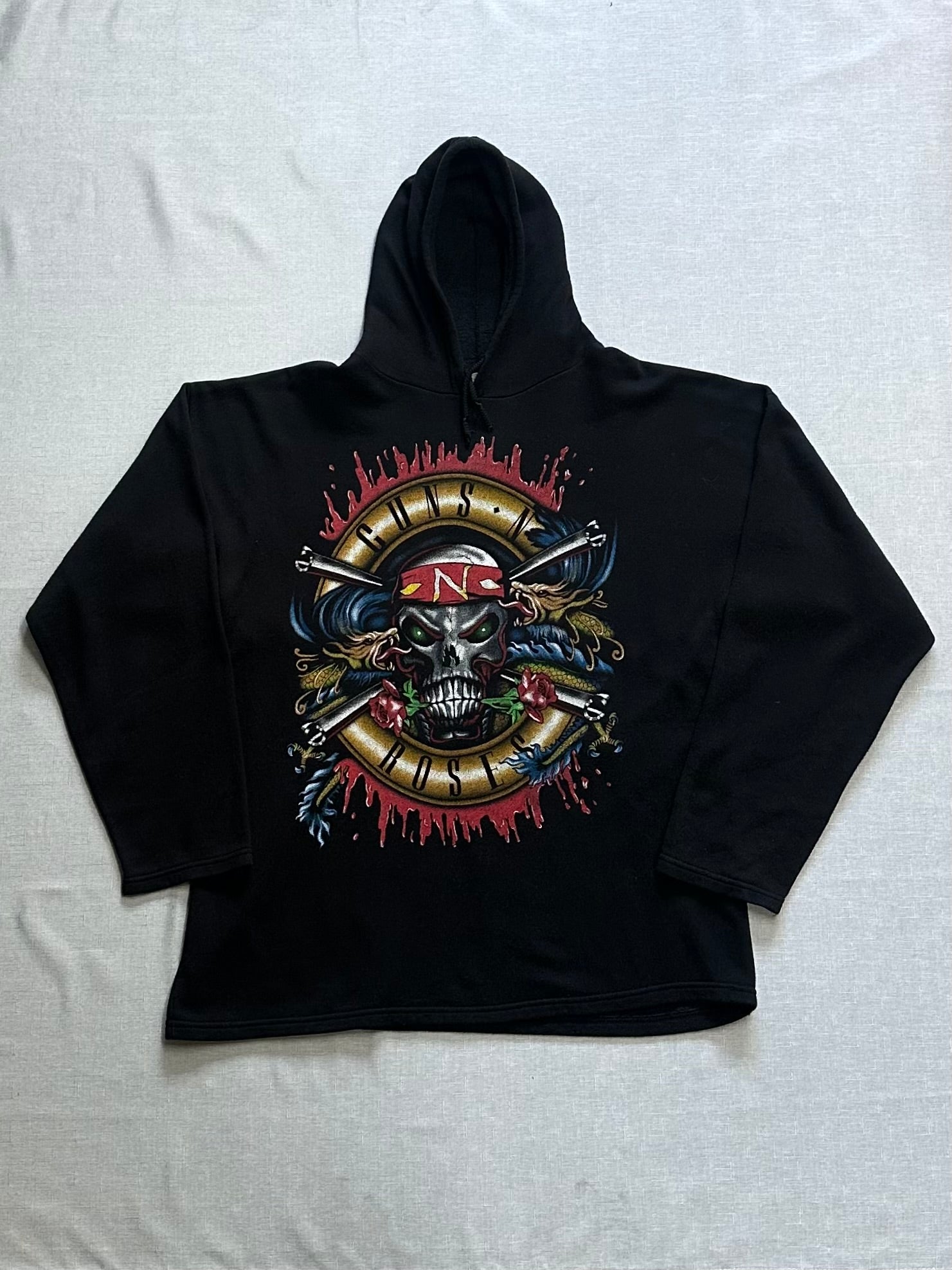 90's GUNS N' ROSES「Double Sided Print」バンドパーカー