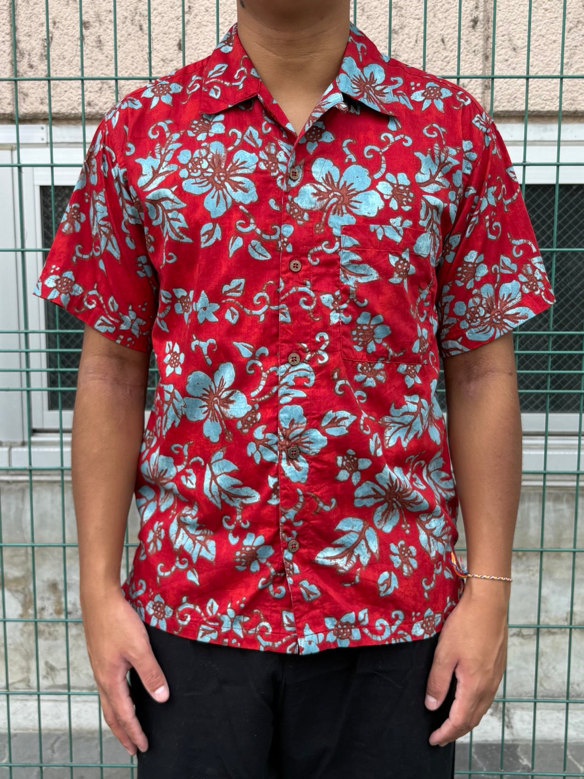 00's PATAGONIA「Pataloha」ハイビスカス柄　アロハシャツ