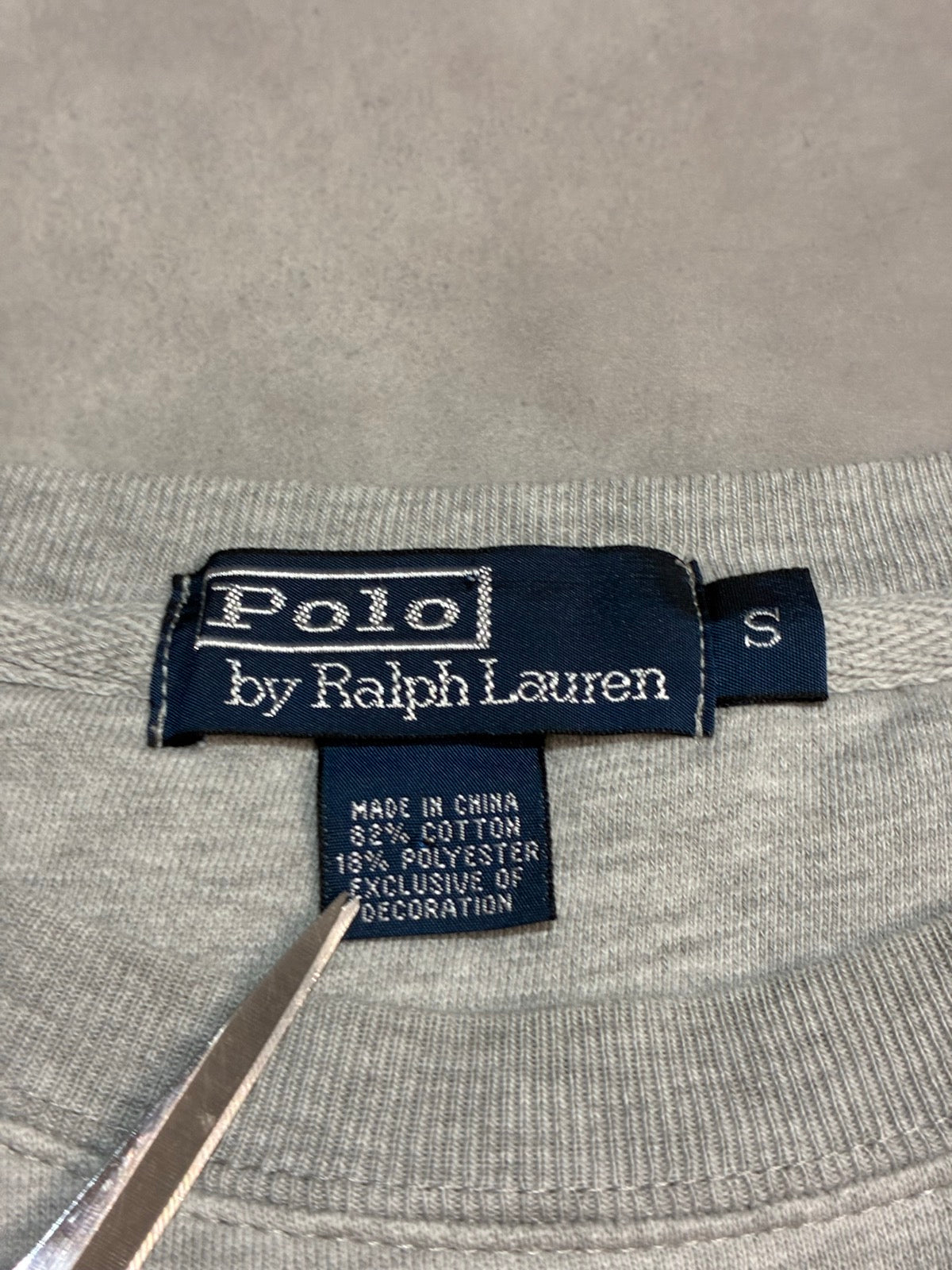 90's~00's POLO BY RALPH LAUREN 「Pワッペン」ロゴスウェット