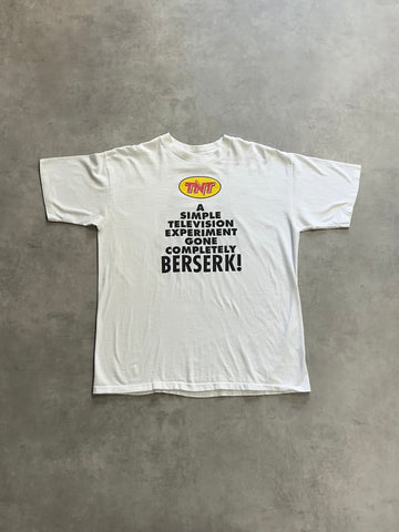 90's TNT「MonsterVision」USA製 ホワイトTシャツ