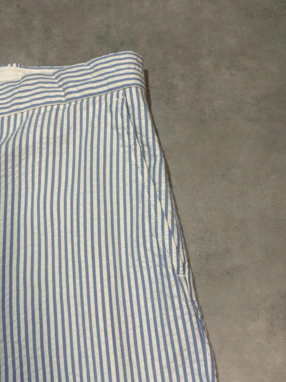 90's RALPH LAUREN「POLO GOLF」シアーサッカーストライプパンツ