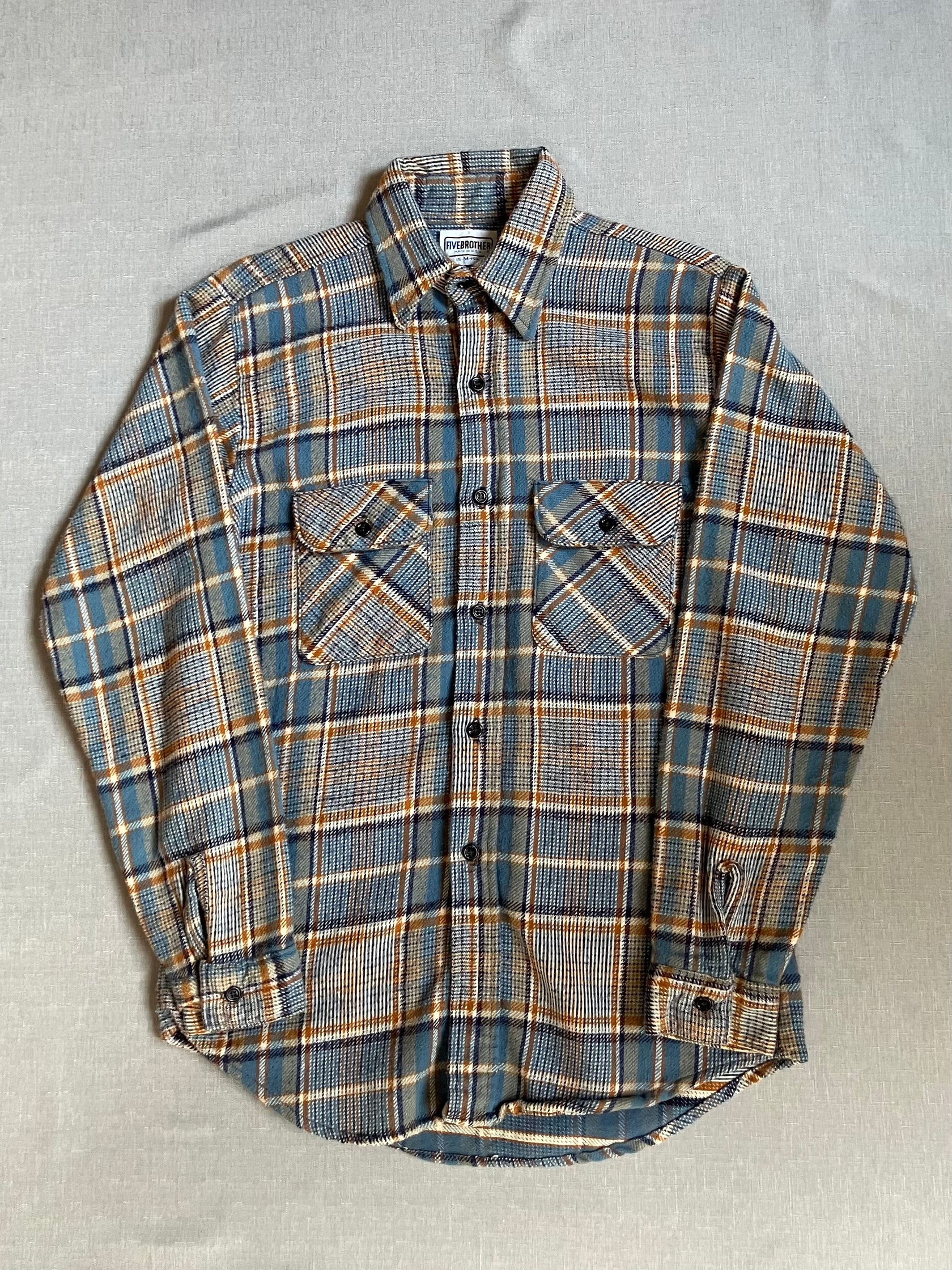 80's FIVE BROTHER USA製 ネルシャツ