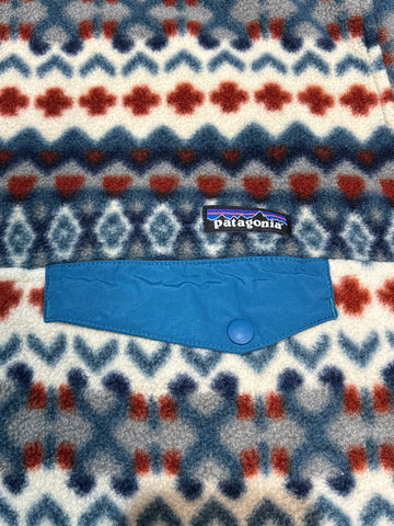 10's PATAGONIA Synchilla Snap-T「クリフ柄」フリースプルオーバー