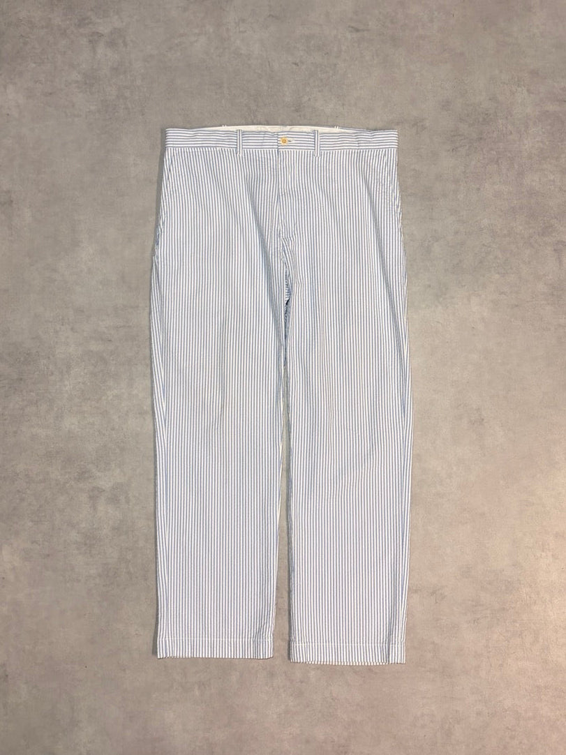 90's RALPH LAUREN「POLO GOLF」シアーサッカーストライプパンツ