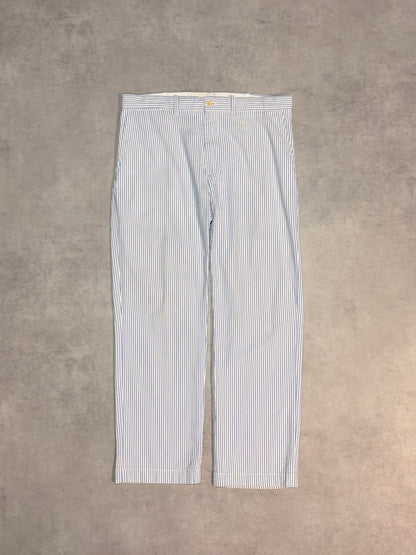 90's RALPH LAUREN「POLO GOLF」シアーサッカーストライプパンツ