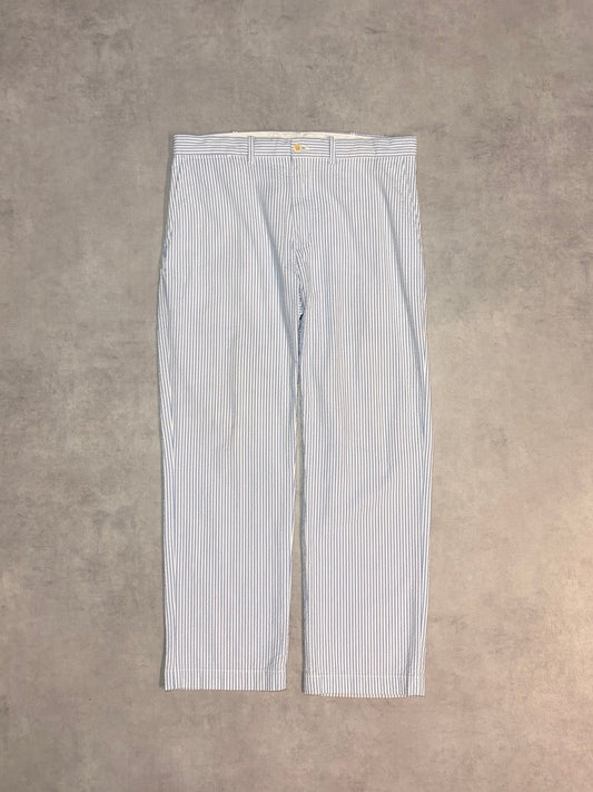 90's RALPH LAUREN「POLO GOLF」シアーサッカーストライプパンツ