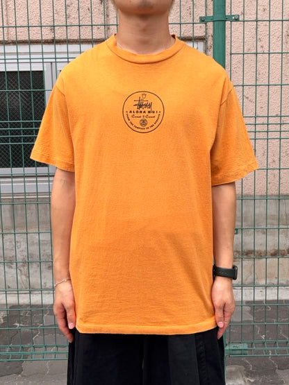 90's STUSSY「Aloha Nui」USA製 スケートTシャツ