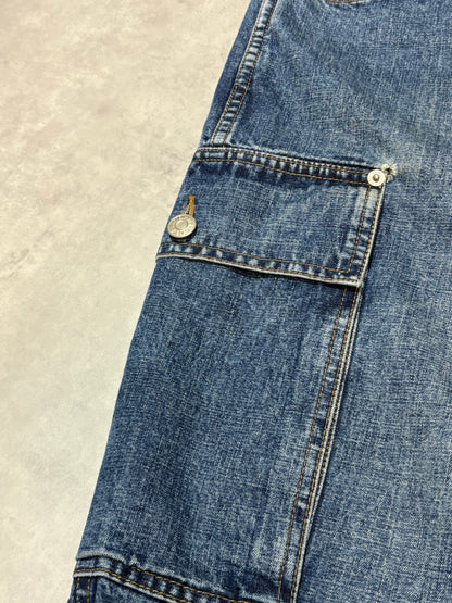 90's TOMMY JEANS デニムカーゴショーツ