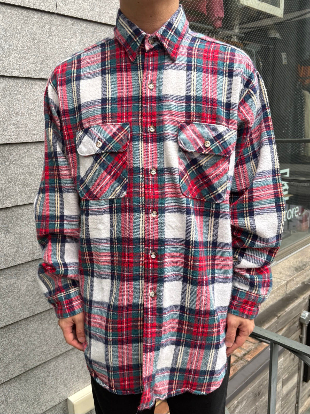 80's「FIVE BROTHER」USA製 ネルシャツ