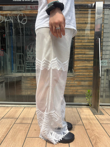 REMAKE LACE PANTS