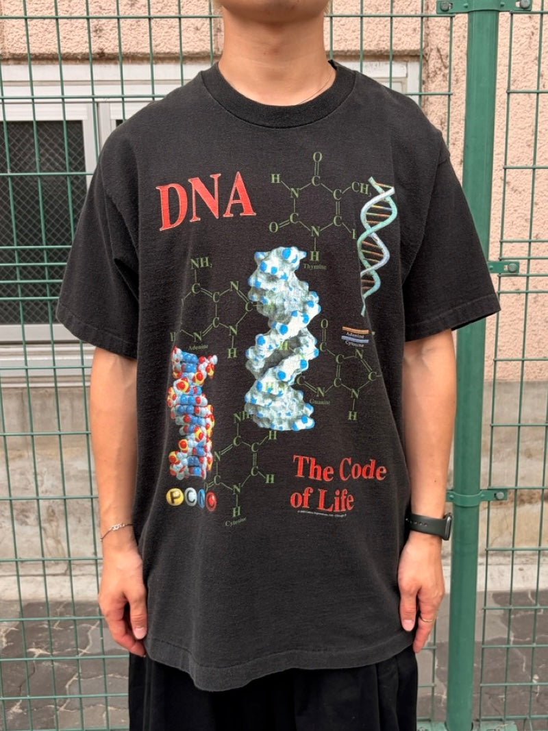 90's DNA「The Code of Life」USA製 サイエンスTシャツ