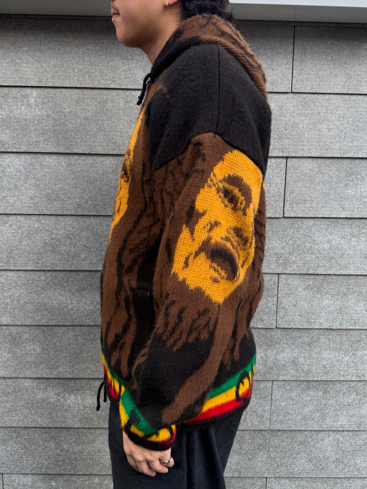 90's「Bob Marley」ジップパーカー