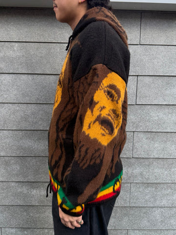 90's「Bob Marley」ジップパーカー