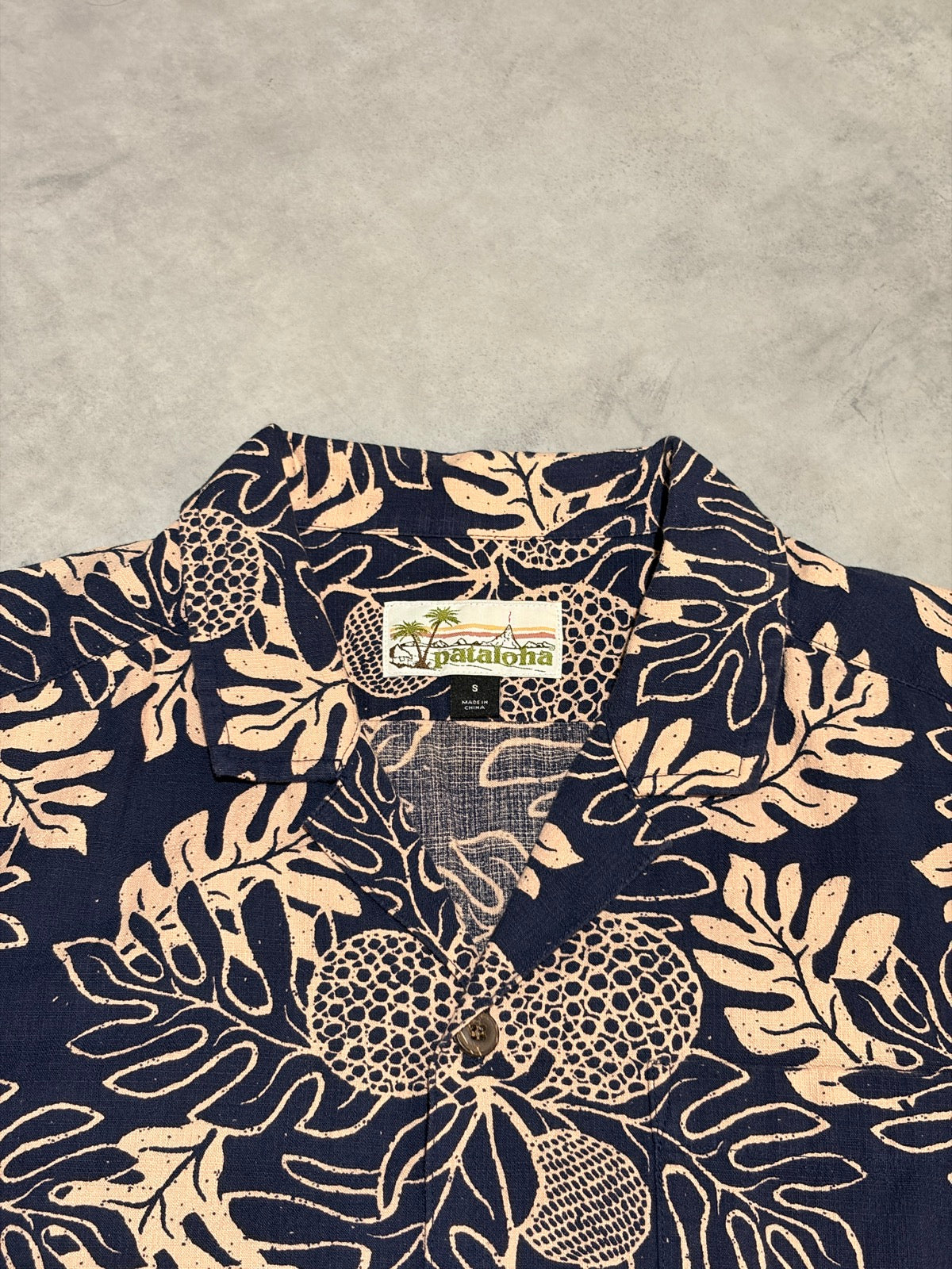 10's PATAGONIA「Pataloha」パンノキ柄　アロハシャツ