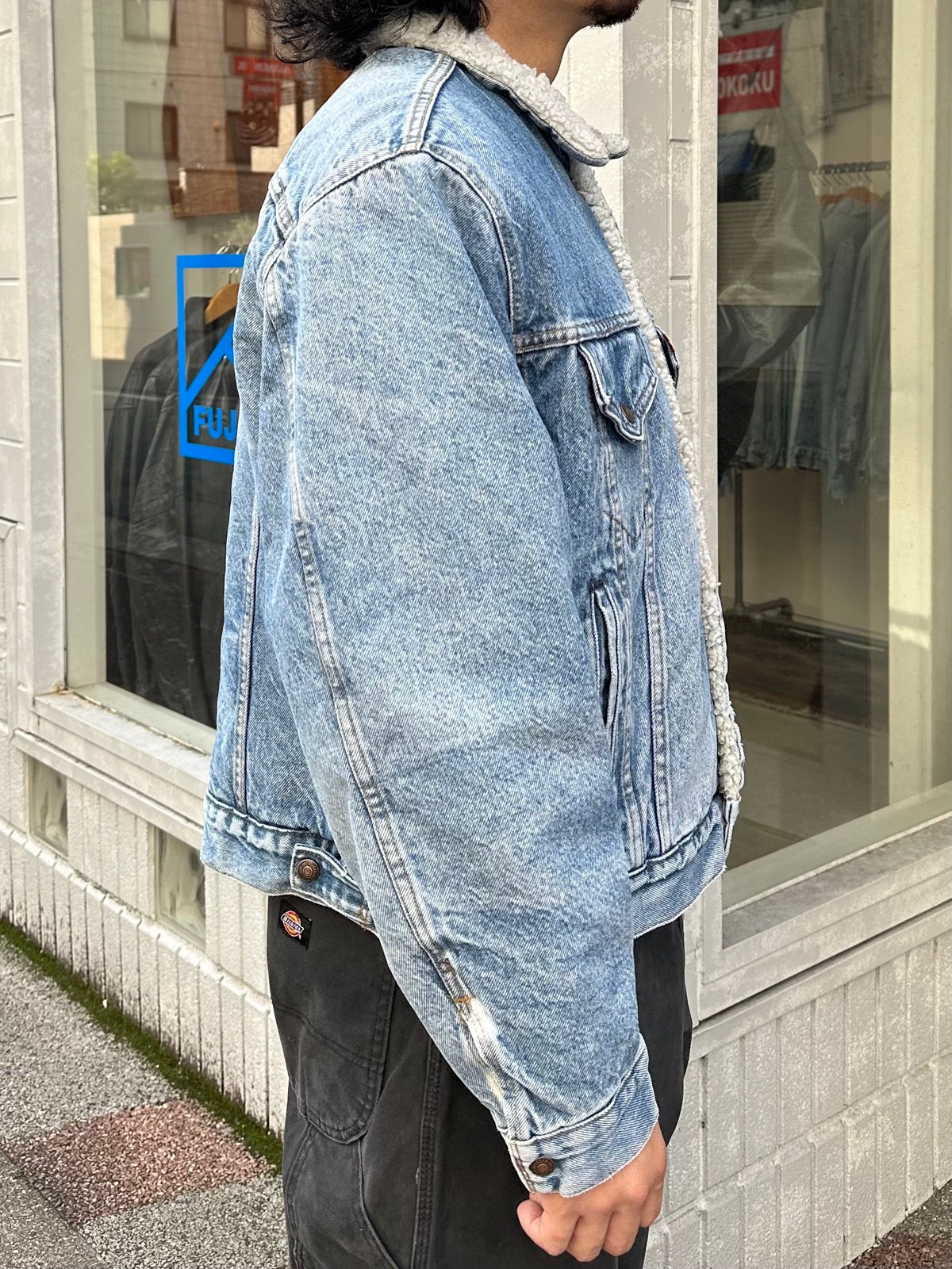 80's LEVI’S「4th type」デニムボアジャケット