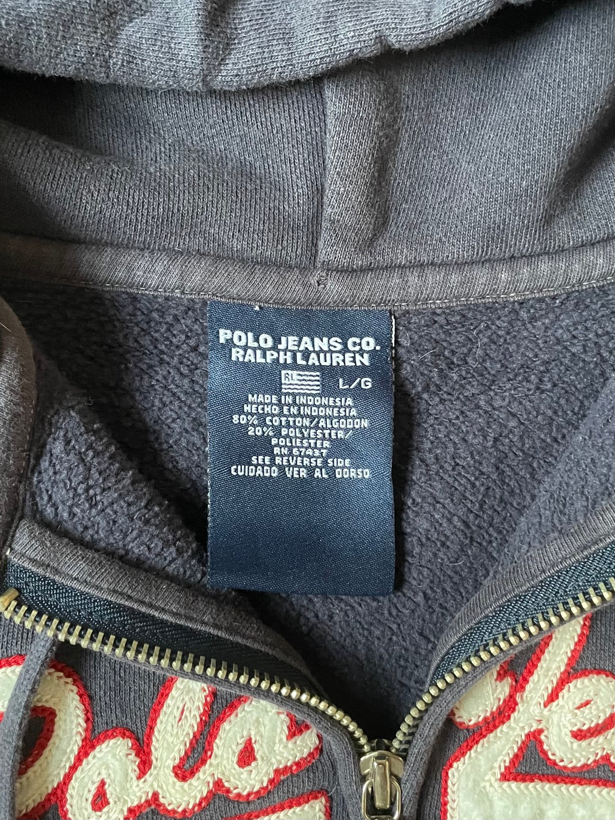 00's POLO JEANS COMPANY ジップパーカー