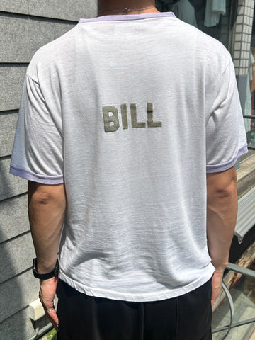 80's Walt Disney World 「白足ミッキーBILLネーム」キャラクターTシャツ