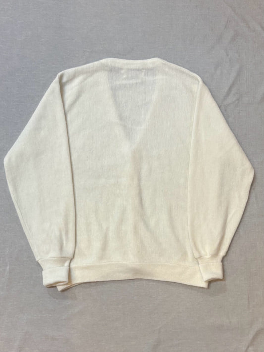80s IZOD LACOSTE「USA製」アクリルカーディガン