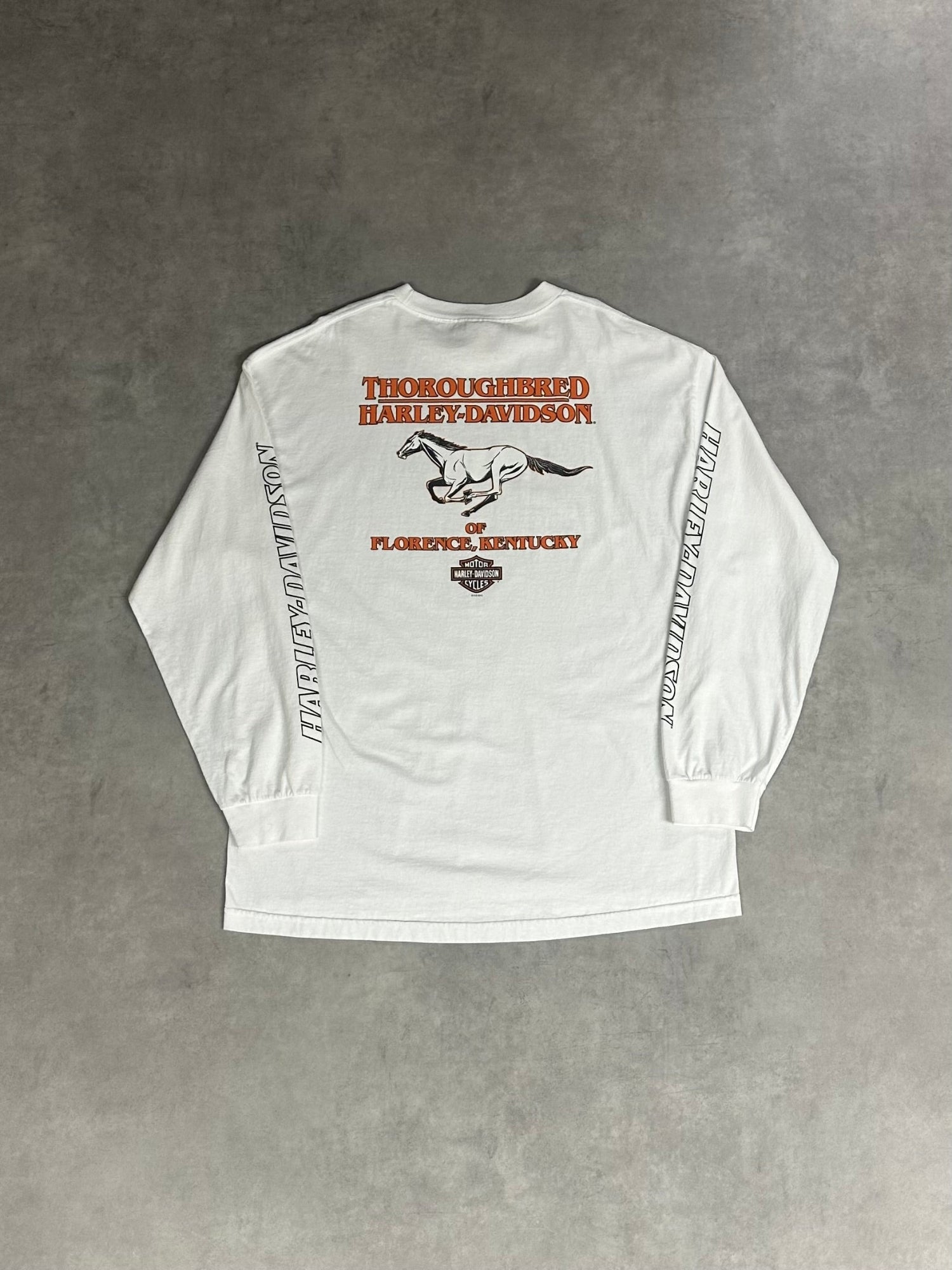 00's HARLEY DAVIDSON「FLORENCE, KENTUCKY」ハーレーロングTシャツ