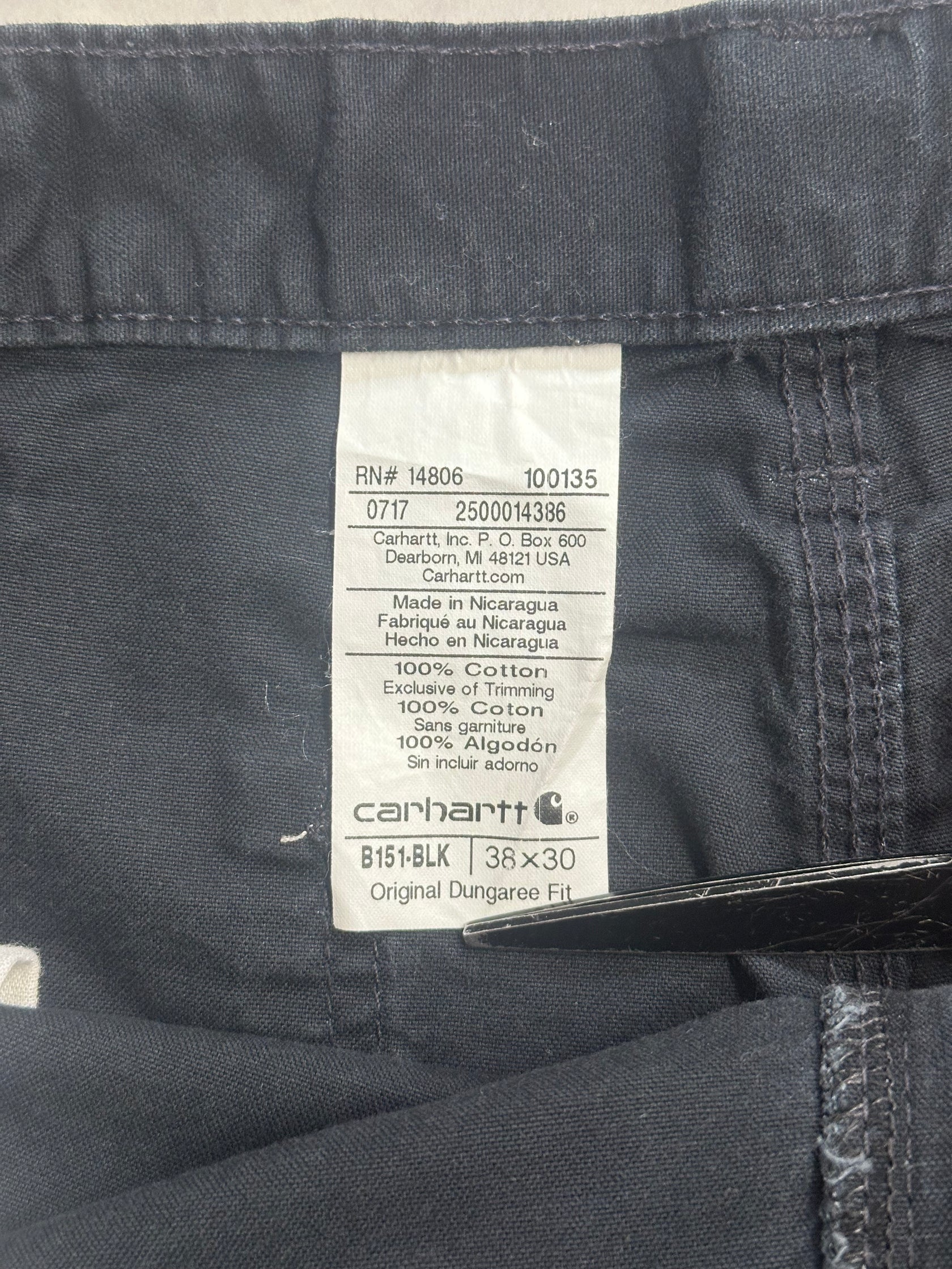 00's CARHARTT「B151-BLK」ペインターパンツ