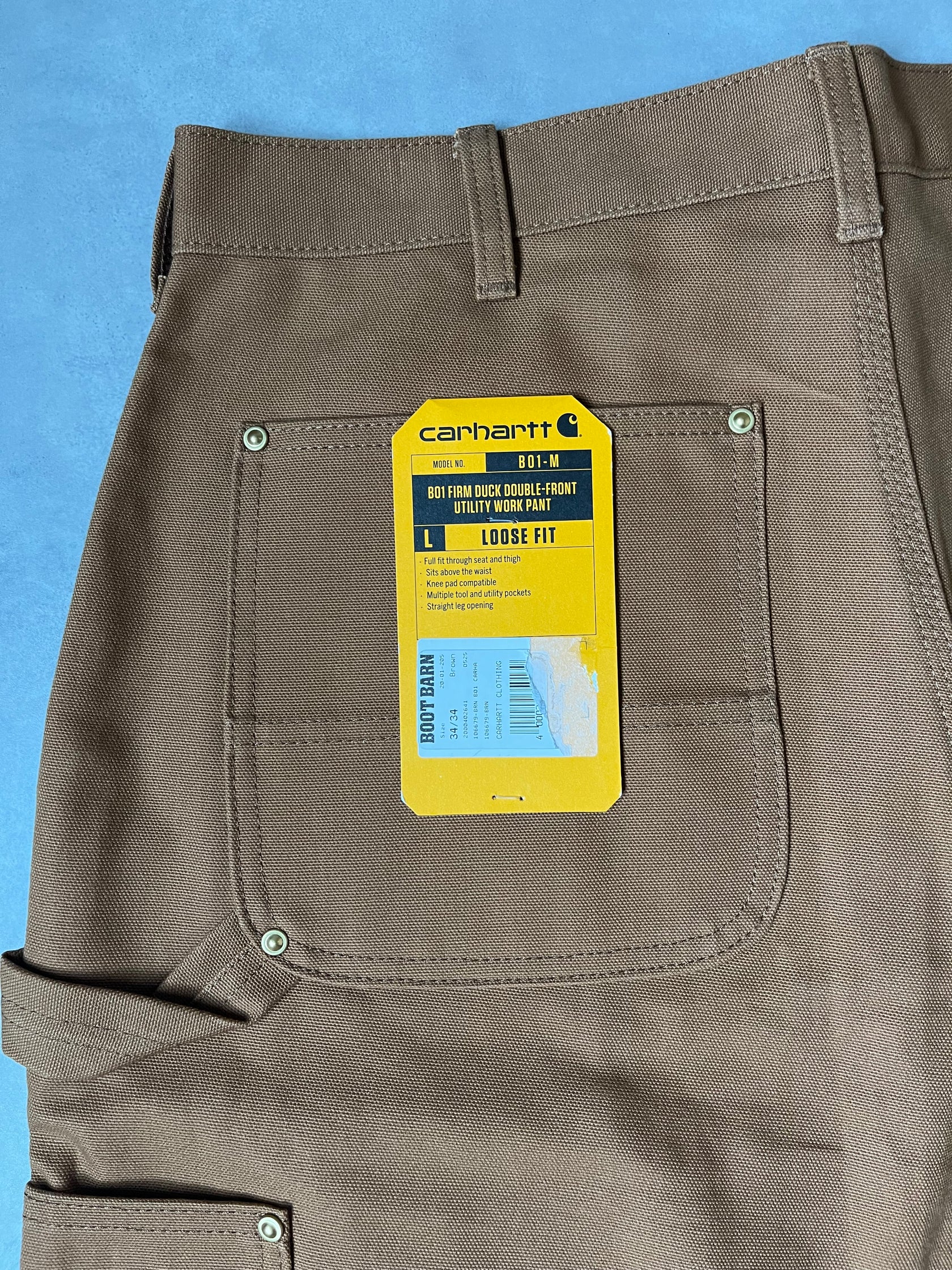 「Carhartt」ダブルニー ワークパンツ DEADSTOCK