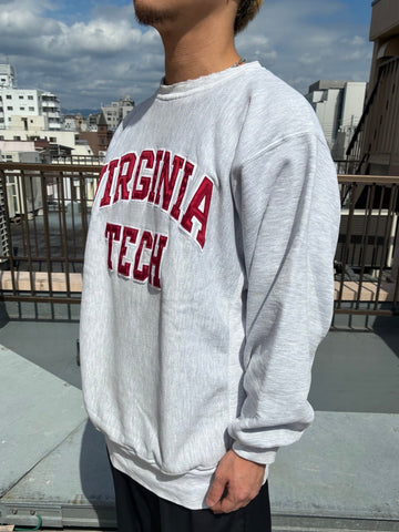 90's~00's CHAMPION「VIRGINIA TECH」Reverse Weave カレッジスウェット
