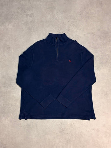 90's~00's POLO BY RALPH LAUREN「北マリアナ諸島製」ハーフジップニット