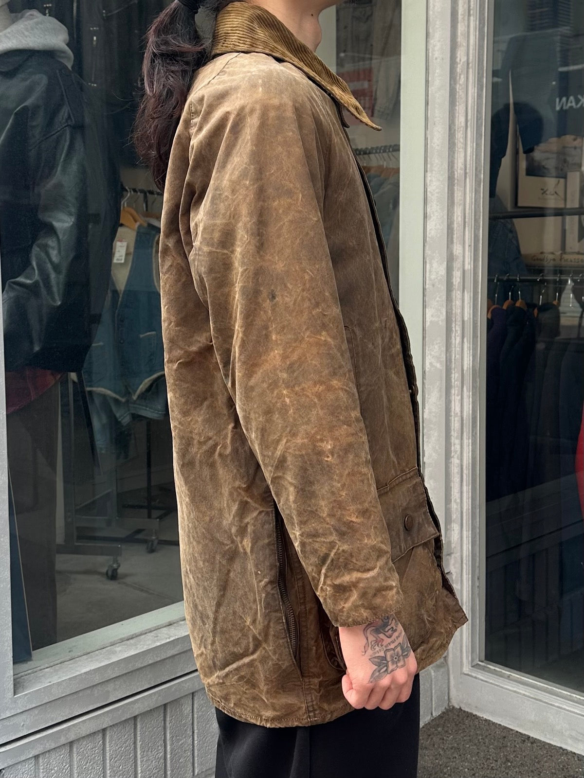 90's BARBOUR「MOORLAND」オイルドジャケット