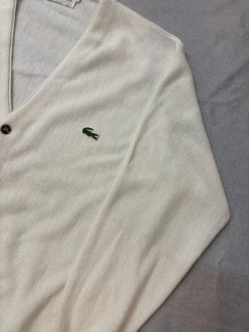 80s IZOD LACOSTE「USA製」アクリルカーディガン