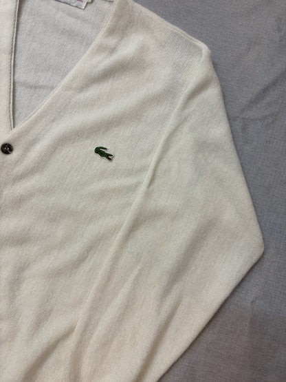 80s IZOD LACOSTE「USA製」アクリルカーディガン