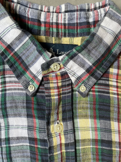 00's RALPH LAUREN「CUSTOM FIT」長袖チェックシャツ