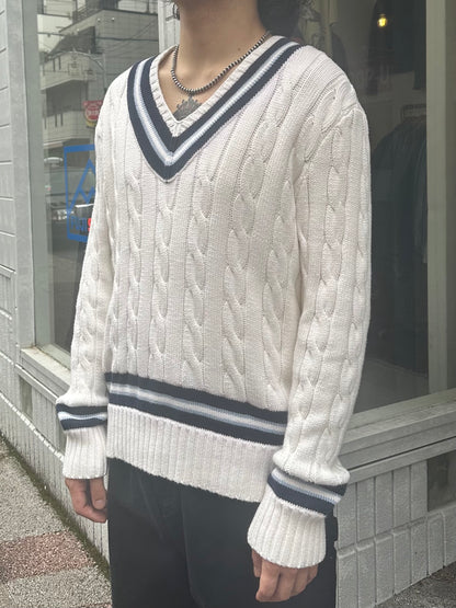 90's RALPH LAUREN チルデンニット