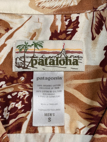 00's PATAGONIA「Pataloha」エンシェントサーフ柄　アロハシャツ