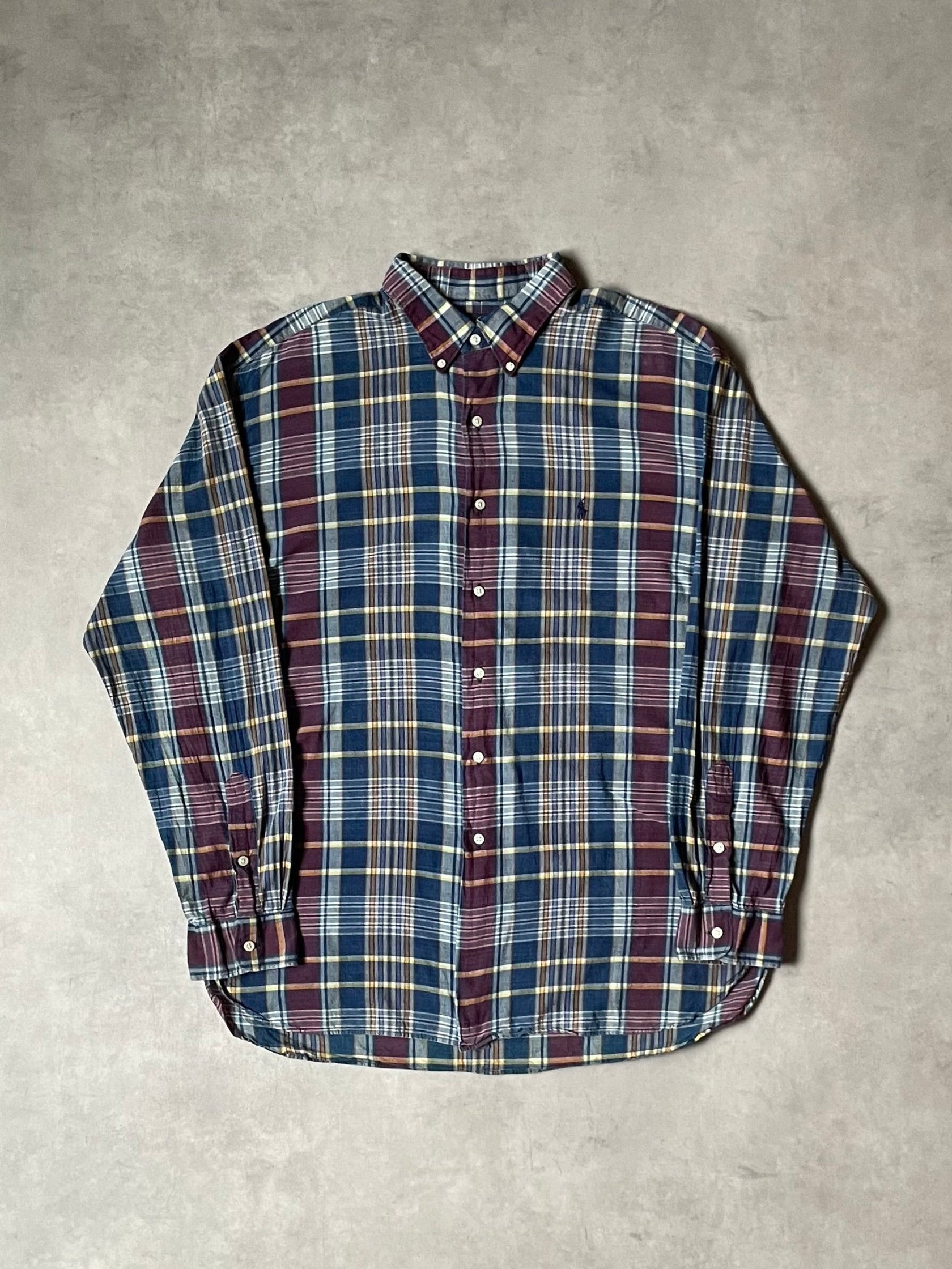 90's RALPH LAUREN「MCMEEL」長袖シャツ