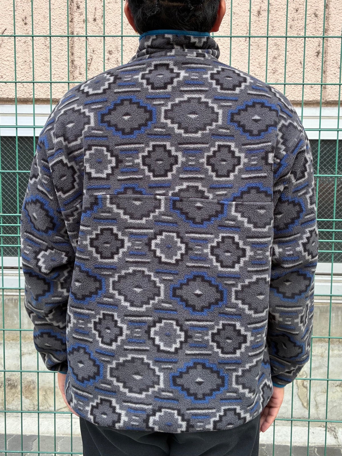 10's PATAGONIA Synchilla Snap-T「ヤナバ柄」フリースプルオーバー