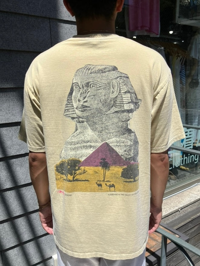 10's~ Stüssy「 エジプトスフィンクス 」 グラフィックTシャツ