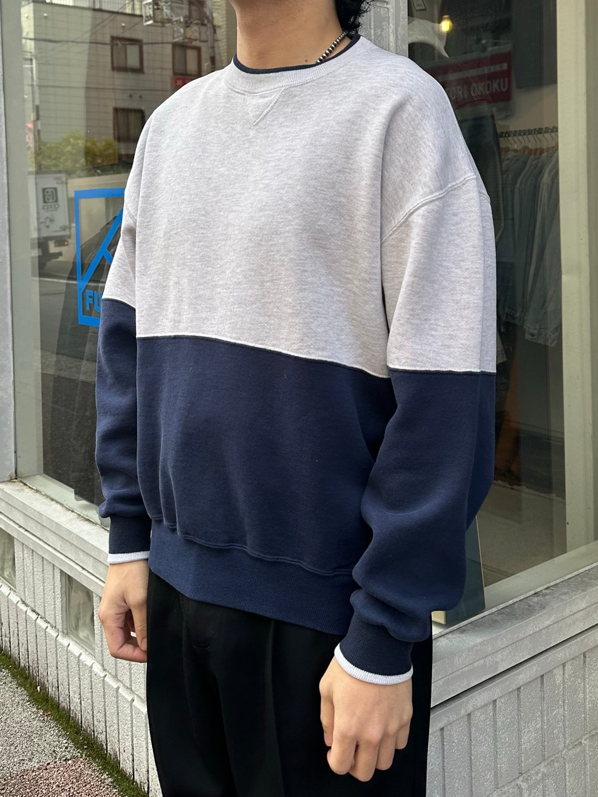 90's RUSSELL ATHLETIC「2TONE」USA製 スウェット