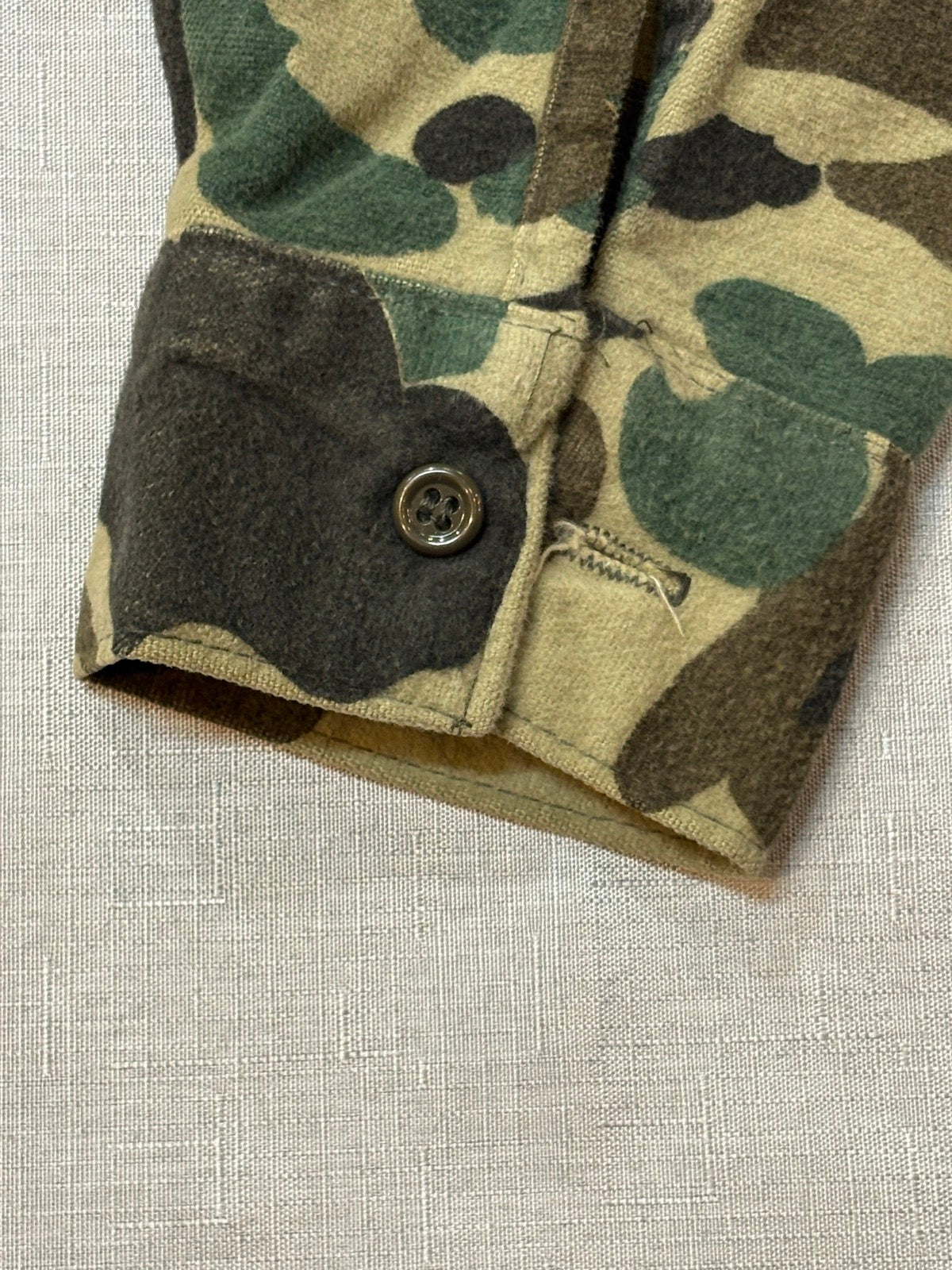 70s Five brother ネルシャツ　USA製　ダックハンターカモ　M 70's FIVE BROTHER「USA製」ダックハンターカモ フランネルシャツ