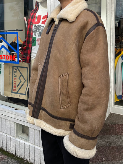 90's ORIGINAL SHEARLING「B-3type」ムートンフライトジャケット