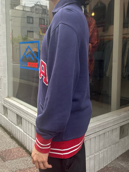 90's RALPH LAUREN 「U.S.A.」ハーフジップスウェット　