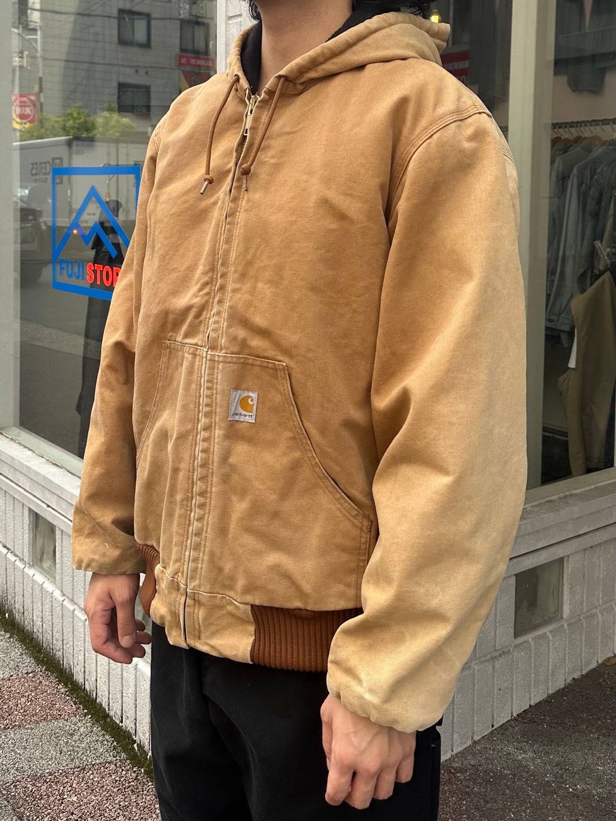 L] Carhartt J04 BRN アクティブジャケット ブラウン usa 【公式通販】