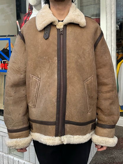 90's ORIGINAL SHEARLING「B-3type」ムートンフライトジャケット