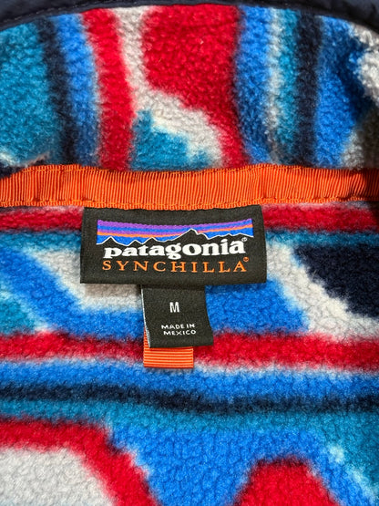 10's PATAGONIA Synchilla Snap-T「デルタ柄」フリースプルオーバー