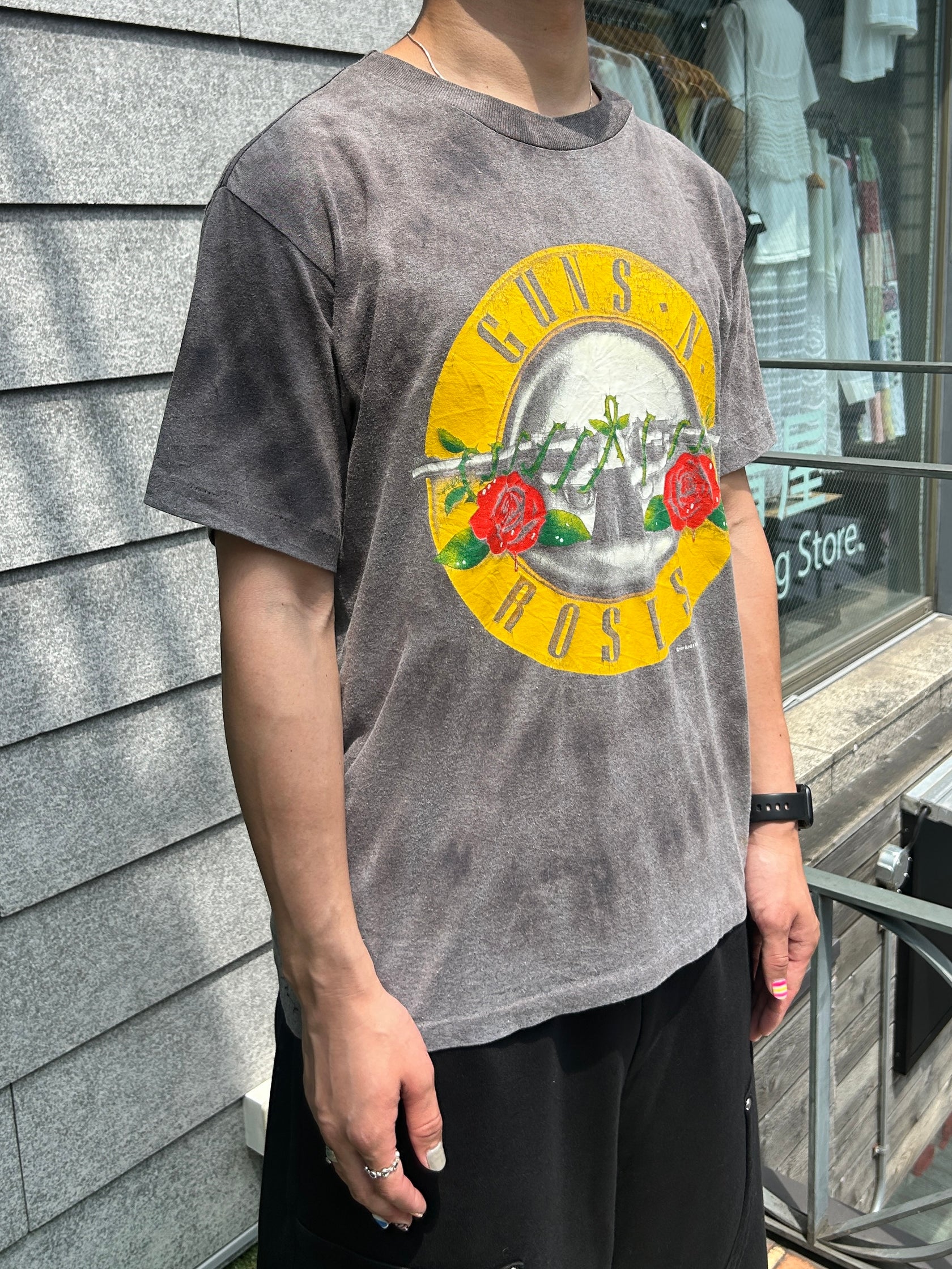 80's GUNS N’ ROSES 「GUNS-N ROSES WAS HERE」バンドTシャツ