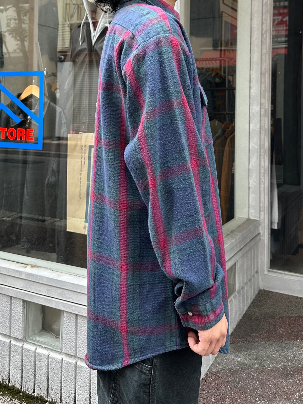 80's FIVE BROTHER USA製 ヘビーネルシャツ