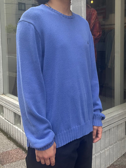 90's RALPH LAUREN ワンポイントニット