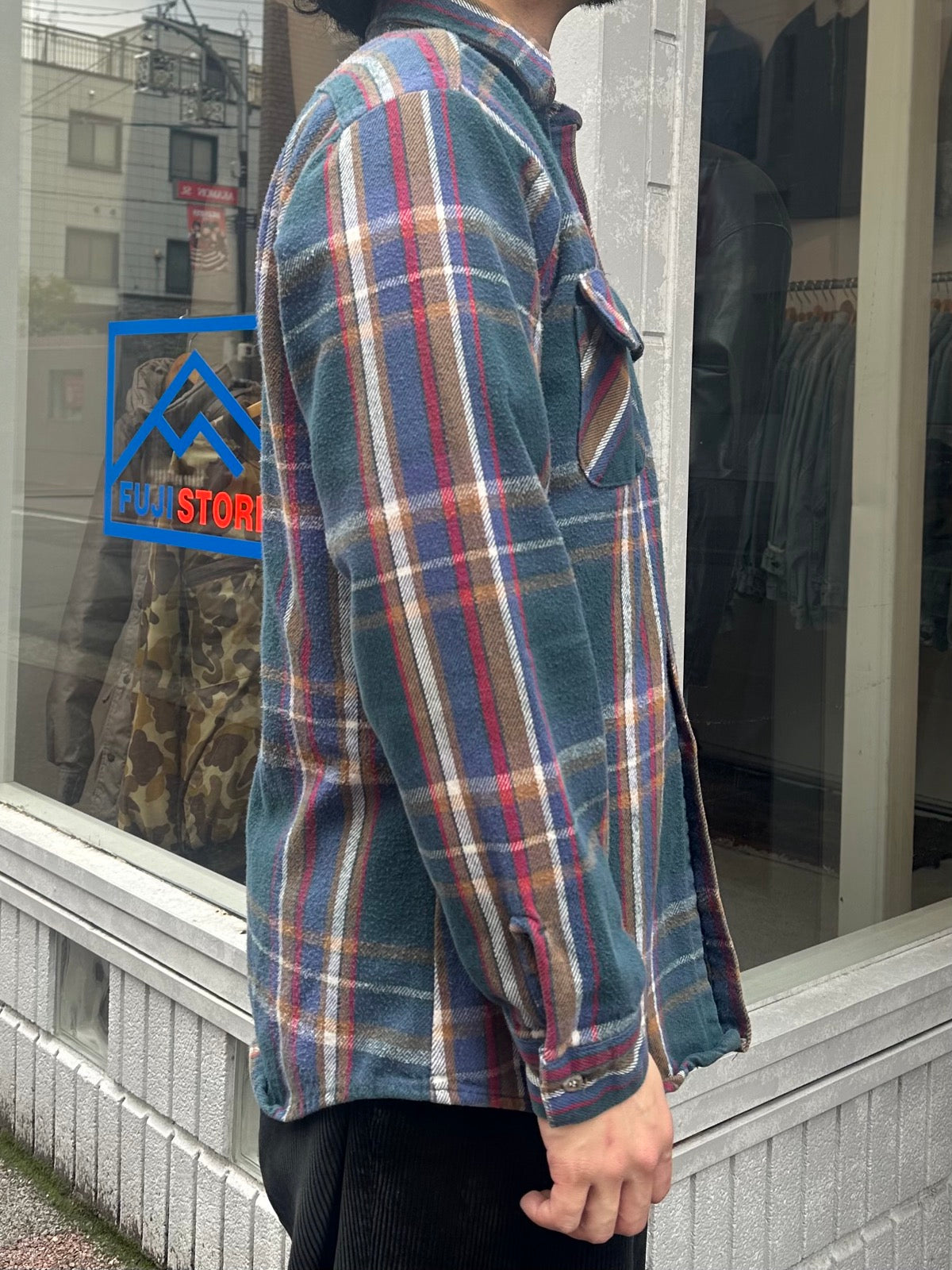 90's FIVE BROTHER USA製 ネルシャツ