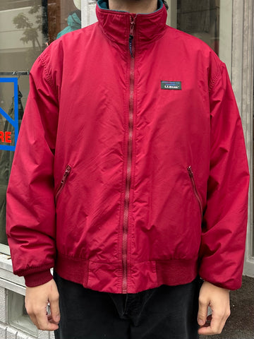 90's L.L.Bean「Warm-up-Jacket」ナイロンジャケット